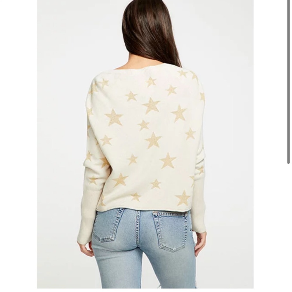 Chaser star crop sweater